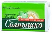 Солнышко Мыло хозяйственное с ароматом яблока 140 г