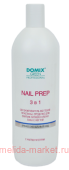 Domix Green Nail Prep 3 в 1 Обезжириватель ногтевой пластины и средство для снятия липкого слоя 1000мл