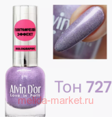 Alvin D`or Лак для ногтей Holographic тон 727 вечерняя фиалка 12мл