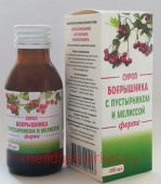 Сироп боярышника с пустырником и мелиссой форте 100мл БАД N 1