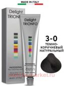 CD Делайт-Триумфо Стойкая Крем-краска 3-0 тёмно-коричневый натуральный 60 мл