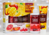 Compliment Подарочный набор Original Juice Манго Грейпфрут Мыло-уход для рук 320мл+Бальзам для рук 100мл №1491