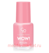 Golden Rose Лак WOW mini 6мл т.18 розовый мат