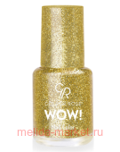 Golden Rose Лак WOW mini 6мл т202 золотые блестки