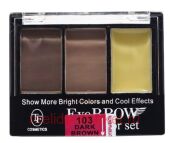 Triumph Тени для бровей с воском тон 103 мягкий коричневый Eyebrow 3 Color Set CTEB02 30 гр