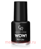 Golden Rose Лак WOW mini 6мл т.89 черный мат
