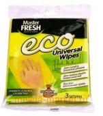 MASTER FRESH Салфетки универсальные Эконом для уборки 30*34см 3 шт