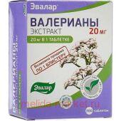 ЭВАЛАР ВАЛЕРИАНЫ ЭКСТРАКТ ЭВАЛАР 0,25 N300 ТАБЛ