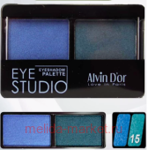 Alvin D`or Тени для век двойные Eye Studio тон 15 AES14