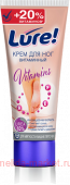 LURE Крем для ног витаминный с мочевиной 75 мл