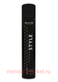 OLLIN STYLE Лак для волос сильной фиксации 500мл