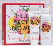 Compliment Подарочный набор Hello Tropic Flowers Гель для душа 200мл+крем для рук 80мл №1401