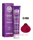 CD Крем-краска для волос с витамином С 0/88 красный 100 мл