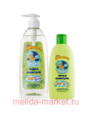 Мое солнышко Пенка-шампунь с головы до пяток с алоэ и рисовым молочком 400мл N 1