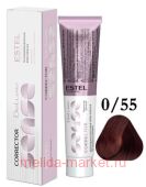 ESTEL SENSE DE LUXE Крем-краска 0/55 красный Correct