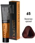 ESTEL DE LUXE 65 Краска-уход фиолетово-красный (High Flash)