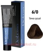 ESTEL DE LUXE 6/0 Краска-уход темно-русый