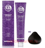 CD Крем-краска для волос с витамином С 4/62 средне-коричневый шоколадно-пепельный 100 мл