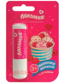 Лакомка помада гигиеническая Малиновое мороженое с оттенком 2,8 гр