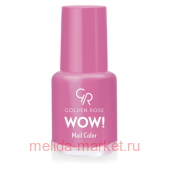 Golden Rose Лак WOW mini 6мл т.30 темно-розовый мат