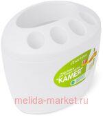 Пластик Подставка для зубных щеток Камея С15