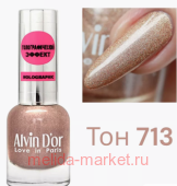 Alvin D`or Лак для ногтей Holographic тон 713 гиацинтов дождь 15 мл