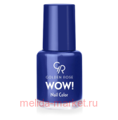 Golden Rose Лак WOW mini 6мл т.85 ярко-синий мат