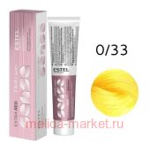 ESTEL SENSE DE LUXE Крем-краска 0/33 жёлтый Correct