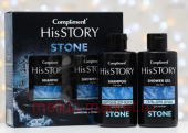 Compliment Подарочный набор His Story Stone (Шампунь 320 мл, Гель для душа 320 мл) № 1431