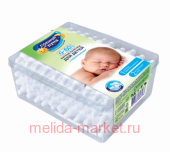 Солнце и Луна Палочки Ватные детские с ограничителем №60