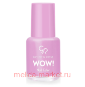 Golden Rose Лак WOW mini 6мл т.20 роз-сирен мат