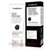 Compliment Пилинг-скатка для лица Матирующая с древесным углем 80 мл