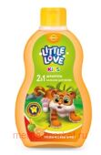 Свобода Little love Шампунь детский + бальзам для волос 2в1 Тропический микс 400 мл