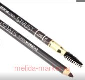 Triumph Карандаш для бровей со щеточкой тон 206 мягкий чёрный CW-214