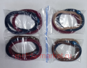 Резинки бархатные для волос набор 3 шт