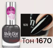 Alvin D`or Гель-лак для ногтей тон 1670 черный 12мл