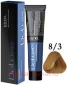 ESTEL DE LUXE 8/3 Краска-уход светло-русый золотистый