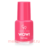 Golden Rose Лак WOW mini 6мл т.34 корал-розовый мат