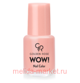 Golden Rose Лак WOW mini 6мл т.08 светло-лососевый мат