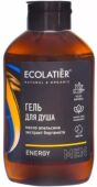 ECOLATIER Мужской Гель для душа Energy 400мл 832100