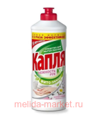 КАПЛЯ Vox Средство жидкое моющее для посуды Нежность рук Фито-эффект хлопок и ромашка 500 гр