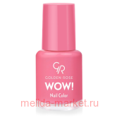 Golden Rose Лак WOW mini 6мл т.19 лосос-розовый матовый