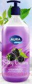 AURA Крем-Мыло Шелк и ежевика Silky Cream 1000 мл