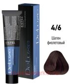 ESTEL DE LUXE 4/6 Краска-уход шатен фиолетовый