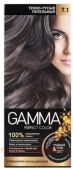 Gamma Perfect Color Стойкая Крем-Краска для волос тон 7.1 Темно-русый пепельный с окислителем кремом 6% 50 мл