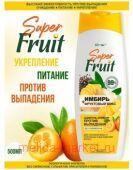 Витэкс SuperFRUIT Шампунь-эликсир против выпадения волос без силиконов Имбирь+фруктовый микс 500 мл