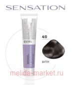 ESTEL SENSATION DE LUXE Безаммиачная краска 4/0 шатен