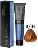ESTEL DE LUXE 8/34 Краска-уход светло-русый золотисто-медный