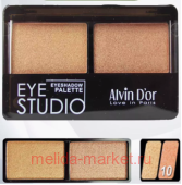 Alvin D`or Тени для век двойные Eye Studio тон 10 AES14