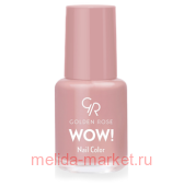 Golden Rose Лак WOW mini 6мл т.14 светло роз-телесн мат